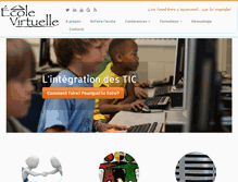 Tablet Screenshot of ecolevirtuelle.org